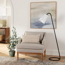 Load image into Gallery viewer, Howell Upholstered Accent Chair with Wood Base - Threshold™ designed with Studio McGee Howell Accent chair
