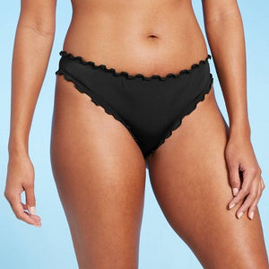 Women's Ruffle Cheeky Bikini Bottom