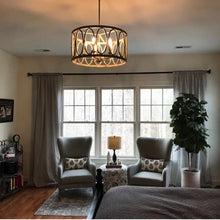 Load image into Gallery viewer, Gabel 5 - Light Candle Style Drum Chandelier
