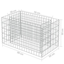 Load image into Gallery viewer, Gabion Galvanized Steel Planter Box, #6365
