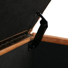 Load image into Gallery viewer, Gable 52&#39;&#39; Wide Genuine Leather Tufted Rectangle Storage Ottoman with Storage
