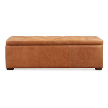 Load image into Gallery viewer, Gable 52&#39;&#39; Wide Genuine Leather Tufted Rectangle Storage Ottoman with Storage
