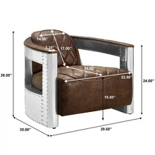 Load image into Gallery viewer, Gable Upholstered Barrel Chair
