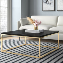 Load image into Gallery viewer, Black/Gold Gabriele Coffee Table MRM3095

