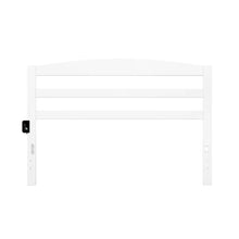 Load image into Gallery viewer, Queen White Gael Solid Wood Slat Headboard
