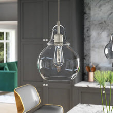 Load image into Gallery viewer, Gagner 1 - Light Single Teardrop Pendant
