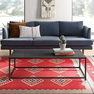 Galan Frame 1 Coffee Table, 14'' H x 48'' L x 24'' D