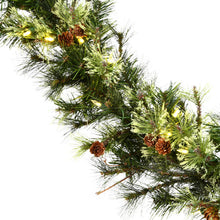 Load image into Gallery viewer, Galarza 108&#39;&#39; in. Lighted Faux Mixed Pine Garland, (Set of 2)
