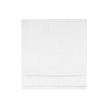 Load image into Gallery viewer, 23&quot;W x 64&quot;L White Galen Basketweave Room Darkening Roman Shade
