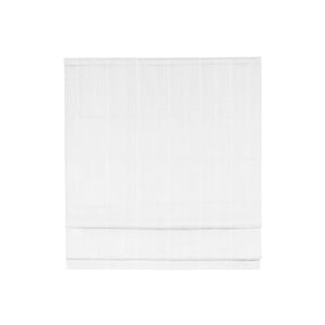 23"W x 64"L White Galen Basketweave Room Darkening Roman Shade