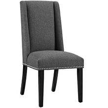 Load image into Gallery viewer, Single Galewood Wood Leg Upholstered Dining Chair Gray #1512HW
