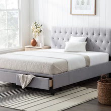 Load image into Gallery viewer, Galey Tufted Upholstered Low Profile Storage Platform Bed queen
