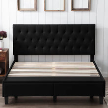 Load image into Gallery viewer, Galey Tufted Upholstered Low Profile Storage Platform Bed king

