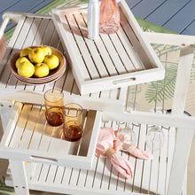 Load image into Gallery viewer, Galien 39.4&#39;&#39; Wide Bar Cart with Removable Serving Tray and Wine Bottle Storage
