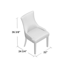 Load image into Gallery viewer, Gallager Parsons Chair White (Set of 2) MRM3262
