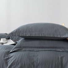 Load image into Gallery viewer, King Gallagher Microfiber Modern &amp; Contemporary Duvet Cover Set
