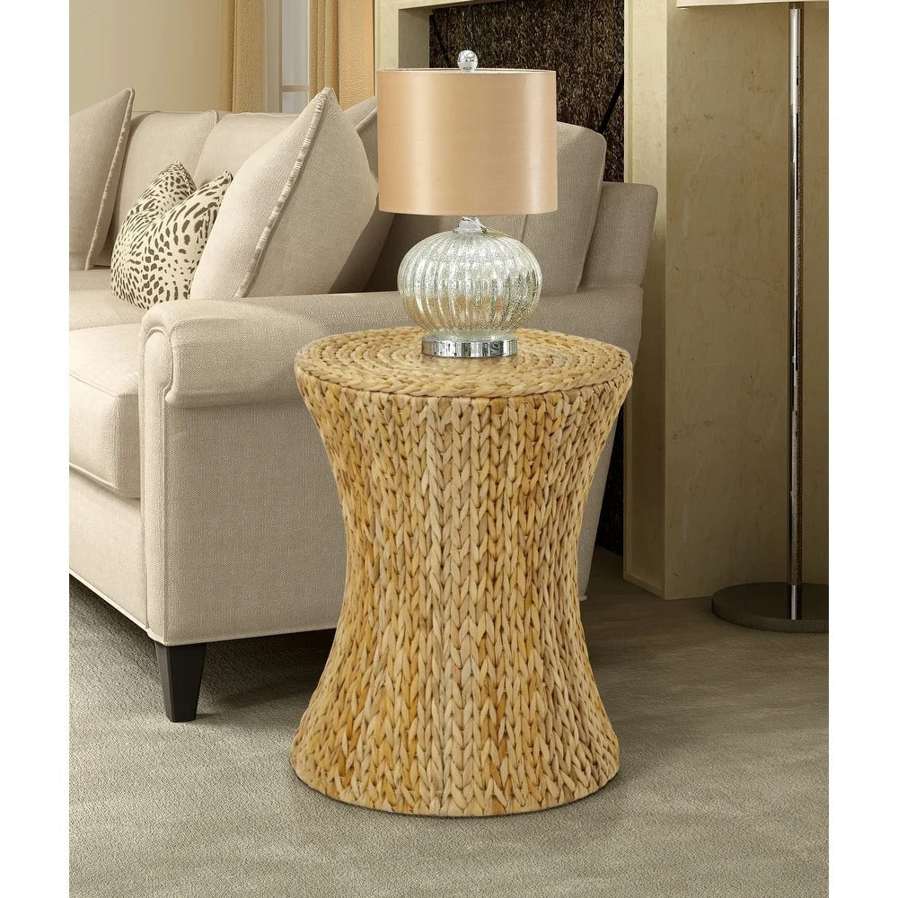 Gallerie Decor Hourglass Accent Table - Natural