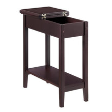 Load image into Gallery viewer, Galnares Tall End Table with Storage, Flip Top Narrow Side Tables, Slim End Table
