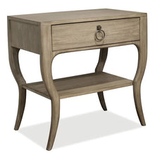 Load image into Gallery viewer, Gambrell 29&#39;&#39; Tall 1 - Drawer Nightstand in Natural/Pewter
