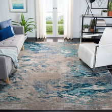 Load image into Gallery viewer, Gammage Abstract Area Rug in Blue/Gray, Rectangle 8&#39; x 10&#39;
