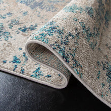 Load image into Gallery viewer, Gammage Abstract Area Rug in Blue/Gray, Rectangle 8&#39; x 10&#39;
