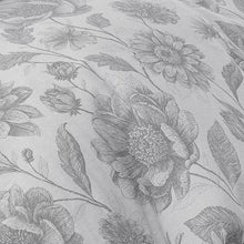 Load image into Gallery viewer, King Comforter + 2 King Shams Gannon Gray/Linen Organic Standard Cotton 200 TC Comforter Set
