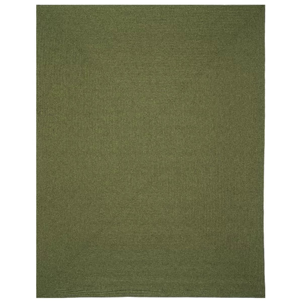 Garbrand Handmade Flatweave Area Rug in Green 2' x 3'