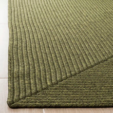 Load image into Gallery viewer, Garbrand Handmade Flatweave Performance Green Rug 10&#39; x 14&#39;
