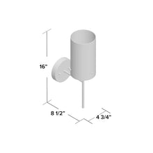 Load image into Gallery viewer, Garcia 1-Light Dimmable Armed Sconce 1731CDR
