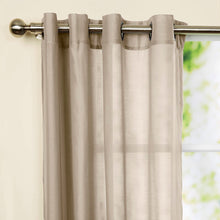 Load image into Gallery viewer, Gargi Solid Sheer Grommet Single Curtain Panel B56 176 ps

