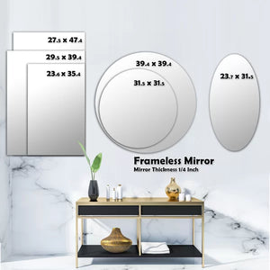 39.4" H x 29.5" W Garland Sweet Traditional Accent Mirror