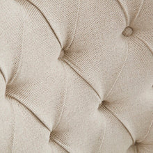 Load image into Gallery viewer, Garnica Tufted Upholstered Wingback Arm Chair in Cream 3774RR
