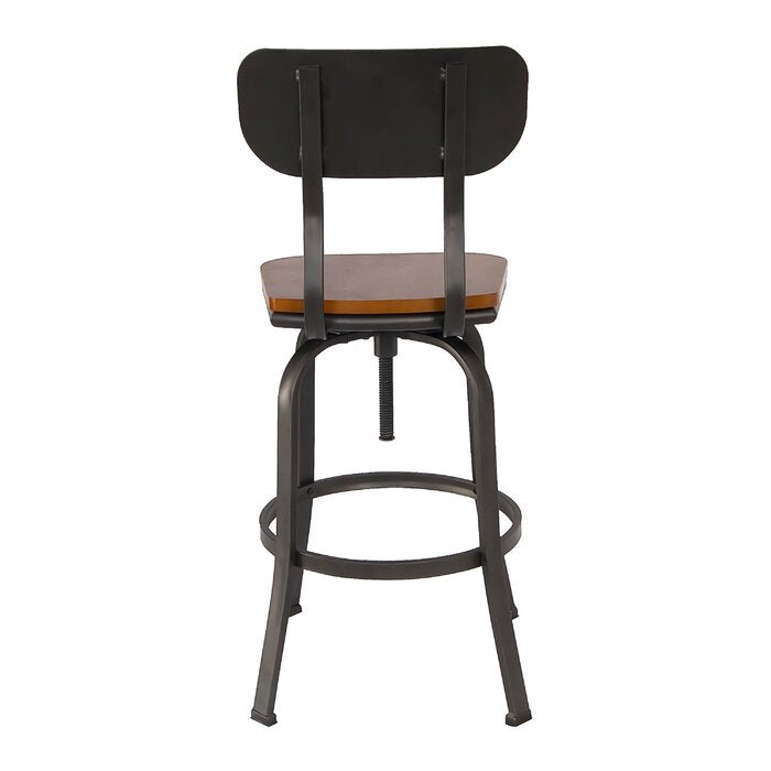 Garon Swivel Adjustable Height Bar Stool Set of 2 SB895