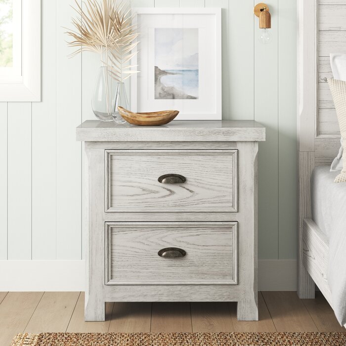 Garrett Solid + Manufactured Wood Nightstand