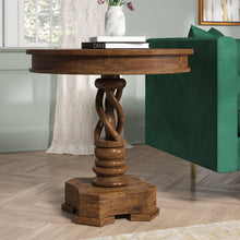 Load image into Gallery viewer, Garrettsville Solid Wood Pedestal End Table MRM1085

