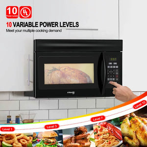 Gasland Chef 30'' Over-The-Range Microwave With 1.6 Cu. Ft. Capacity Over The Stove Microwave Oven