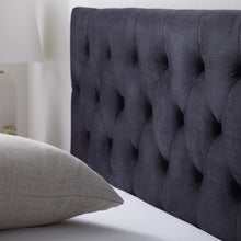 Load image into Gallery viewer, Gatlin Velvet Upholstered Panel KING Headboard, AH3481

