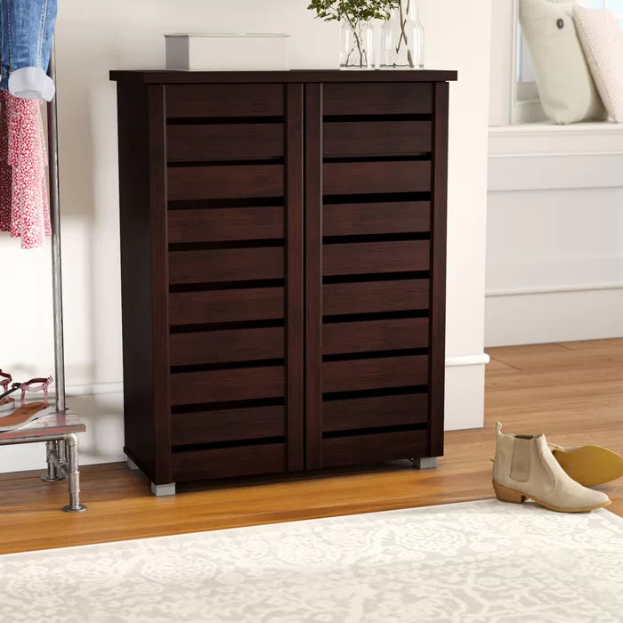 Gavin 15 Pair Shoe Storage Cabinet, 38.34'' H x 29.95'' W x 13.1'' D
