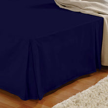 Load image into Gallery viewer, Queen Navy Pleated Gavrila 16&quot; Bed Skirt 225AH
