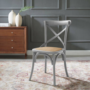 Gayla Solid Wood Cross Back Side Dining Chair 1334CDR