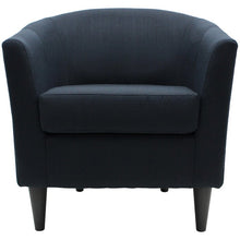 Load image into Gallery viewer, Gaynell Barrel Chair, Color: Midnight Blue, #6332
