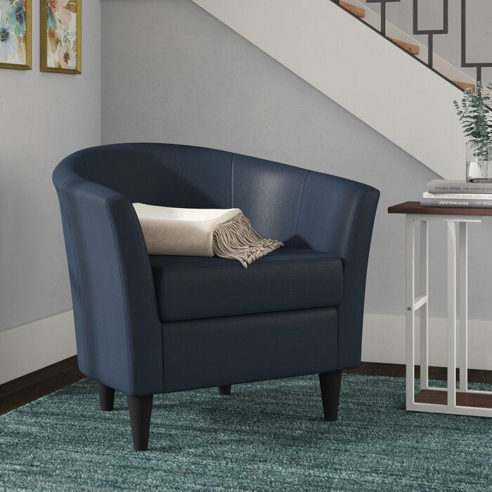 Gaynell Barrel Chair Peacock Blue #923HW