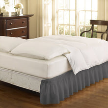 Load image into Gallery viewer, Gearheart Wrap Around Solid Ruffled 140 Thread Count 15&quot; Bed Skirt 2485CDR/GL
