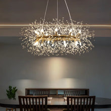 Load image into Gallery viewer, 15.7&quot; H x 39.4&quot; W x 39.4&quot; D Geetika Firework Crystal Sputnik Chandelier
