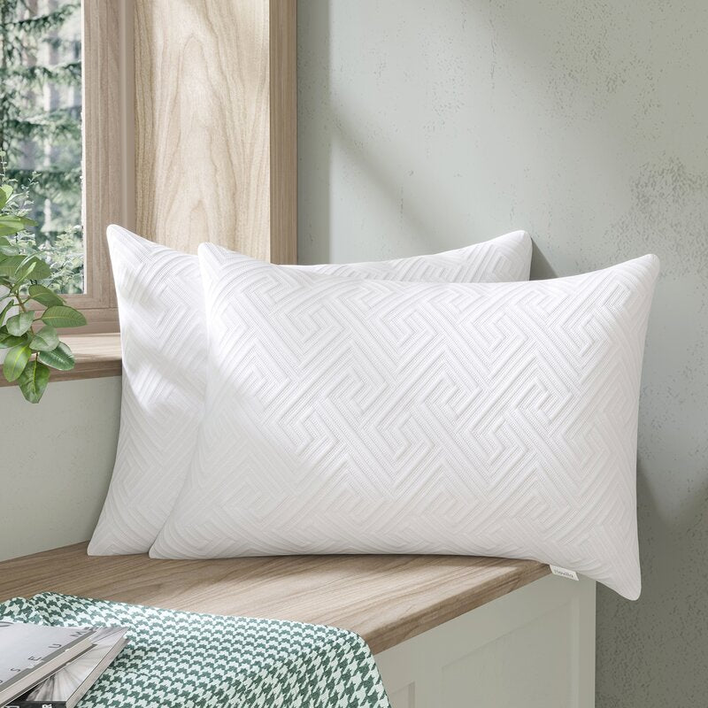 Standard Gel Memory Foam Medium Support Pillow