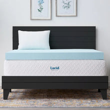 Load image into Gallery viewer, Gel and Aloe Infused 4&quot; king Memory Foam Mattress Topper
