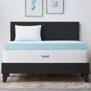 Gel and Aloe Infused 4" king Memory Foam Mattress Topper
