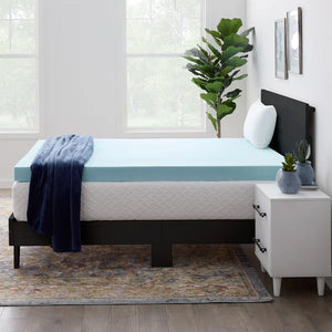 Gel and Aloe Infused 4" Memory Foam Mattress Topper