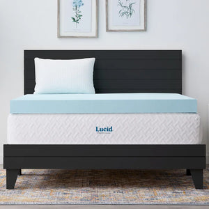 Gel and Aloe Infused 4" Twin Memory Foam Mattress Topper