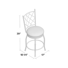 Load image into Gallery viewer, Gena Swivel 24.5" Counter Stool

